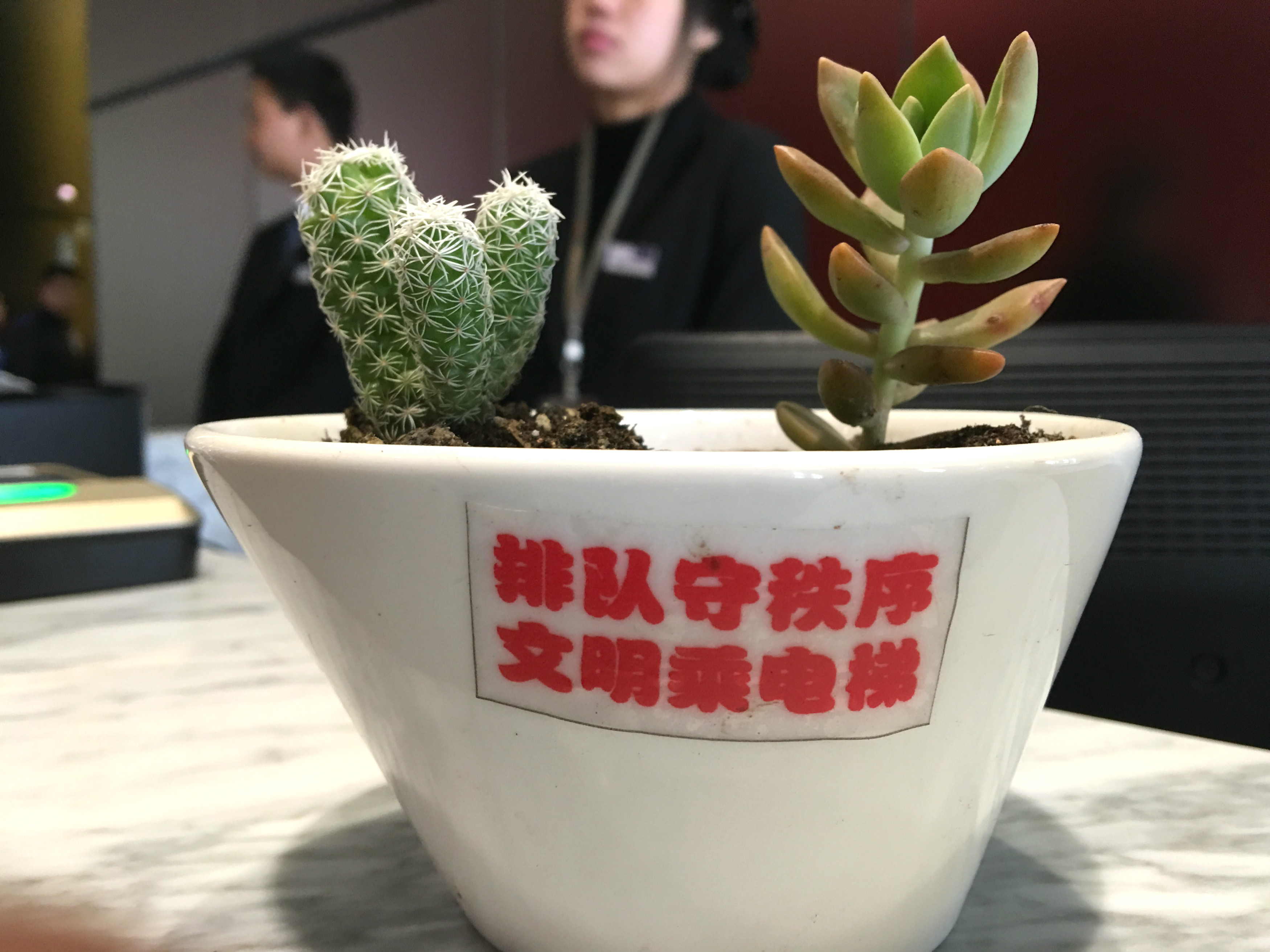 濱江寫字樓開展“排隊守秩序，文明乘電梯”活動